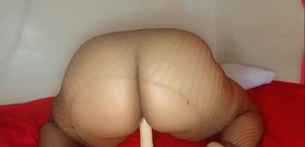 Watch me ride and hump my dildo till I cum